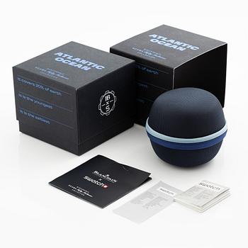 Swatch/Blancpain, Scuba Fifty Fathoms, Atlantic Ocean, wristwatch, 42.3 mm.