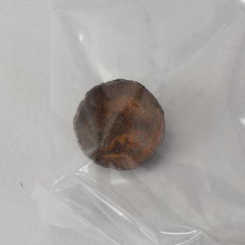 Sadel, trä och metall. Troligen sen Qing dynasti (1644-1911).