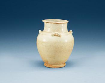 1638. A pale green glazed jar with cover, Song dynasty (960-1279).