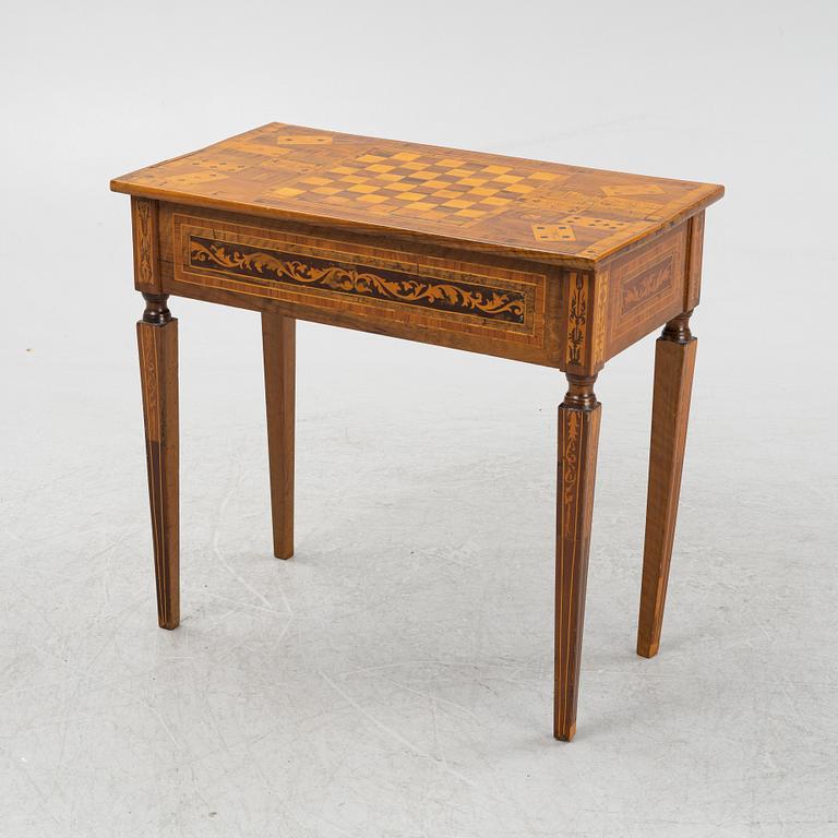 Spelbord, troligen Mellaneuropa. 1700-talets senare del.