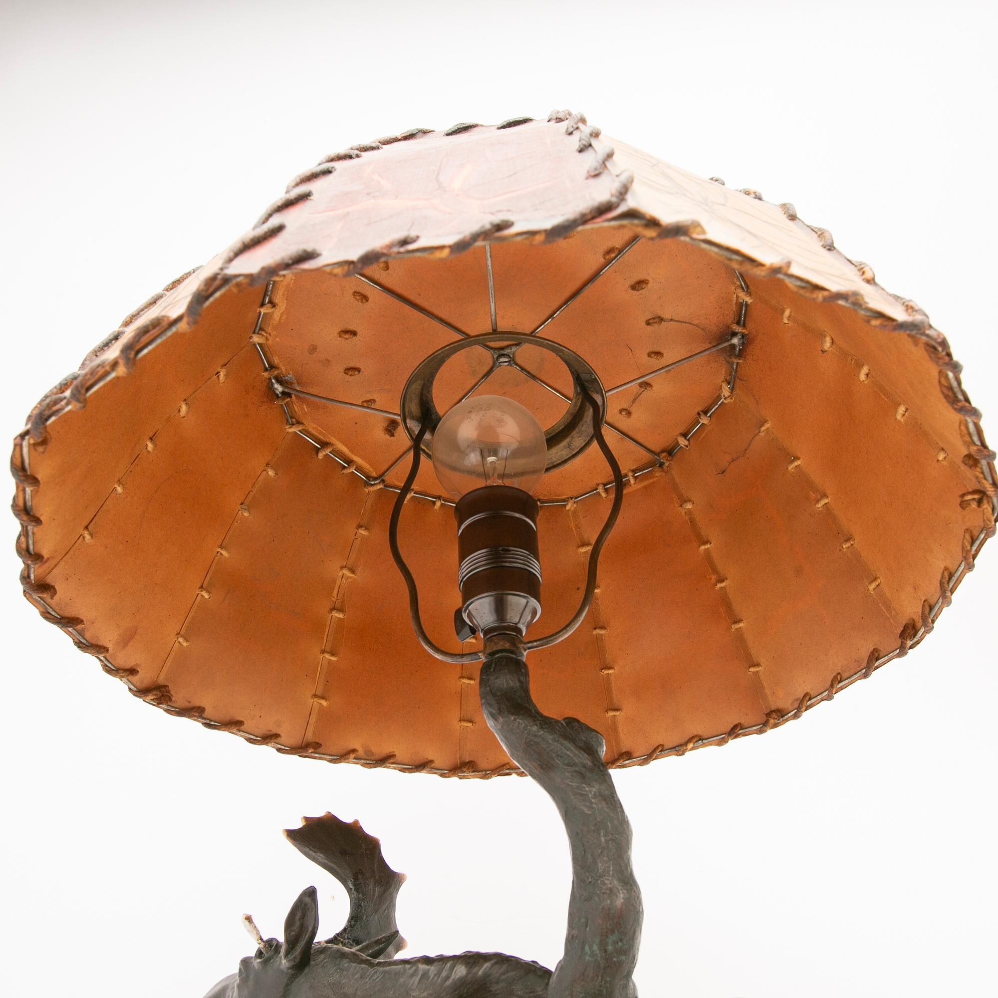 Table lamp, first half of the 20th century.