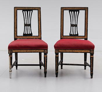 STOLAR, 1 par, gustavianska, 1700-/1800-tal.