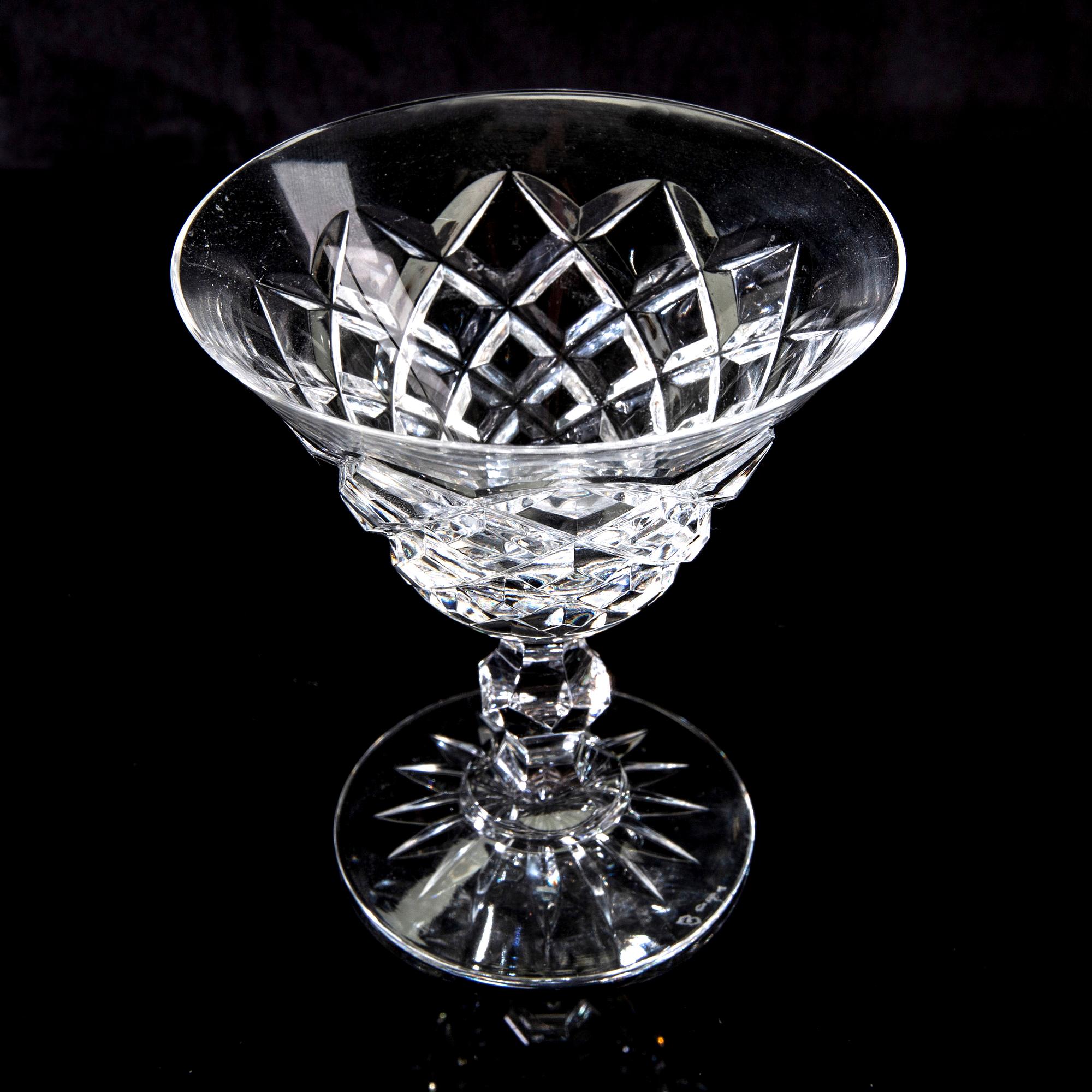 Fritz Kallenberg,a 72 pcs "Rut" glass service from kosta Boda later part of the 20th century.
