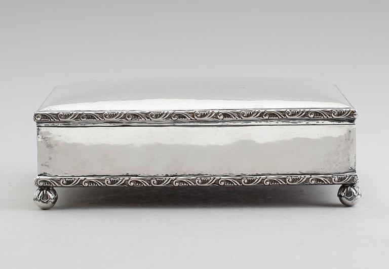 SKRIN, silver, 1920-tal. Vikt med inredning ca 645 g.