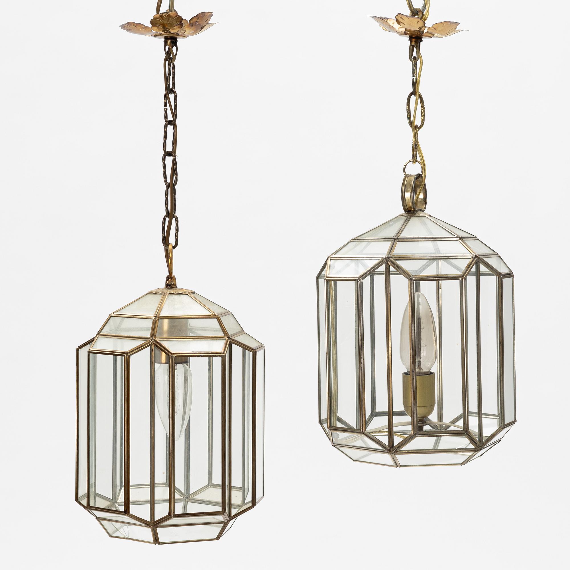 Taklyktor, snarlika, 1900-talets andra hälft.