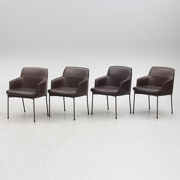 Claesson Koivisto Rune, four 'Montevideo' armchairs, Tacchini, Italy.