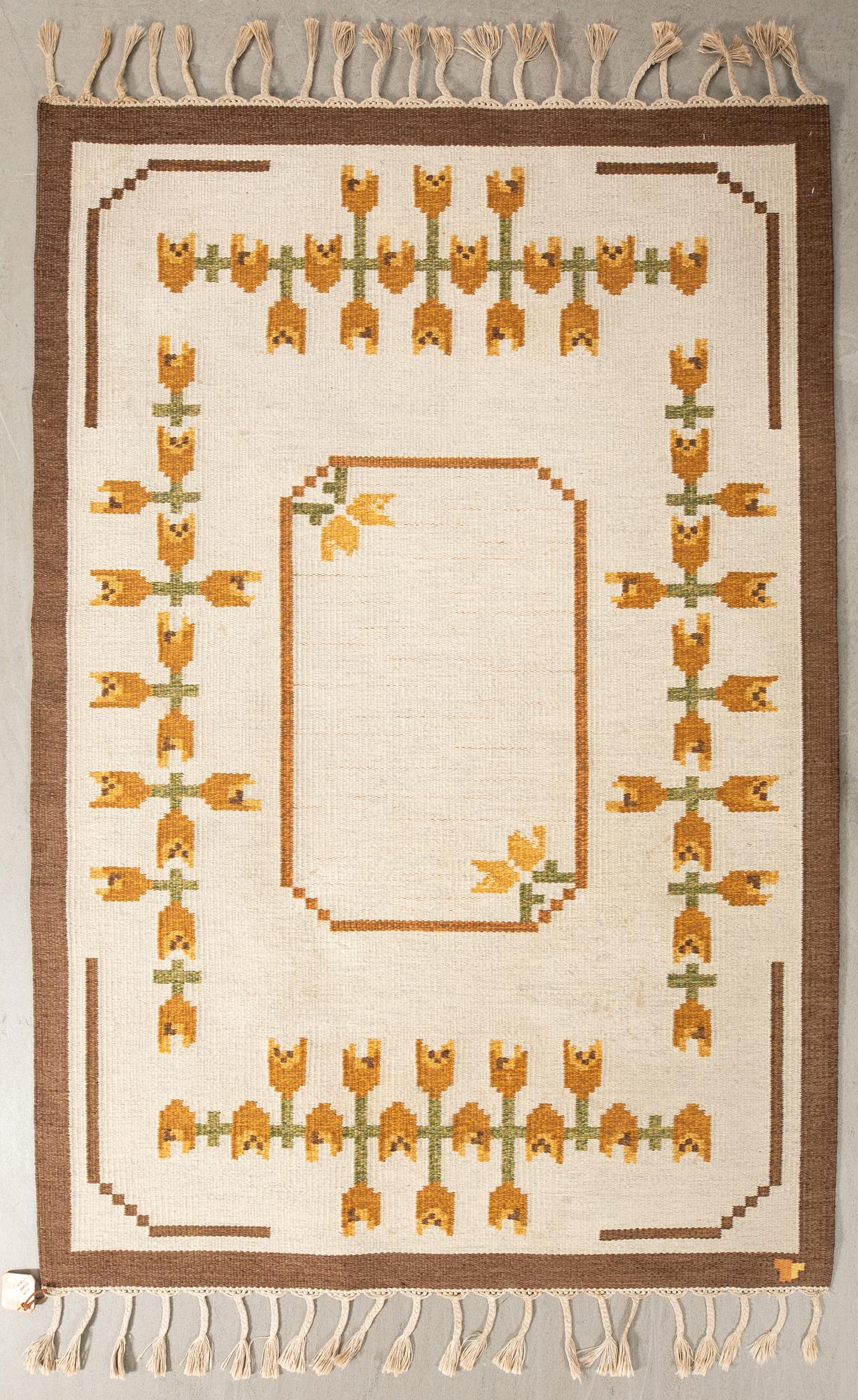 Rug rölakan, Vävaregården Eringsboda, approx. 204x144 cm.