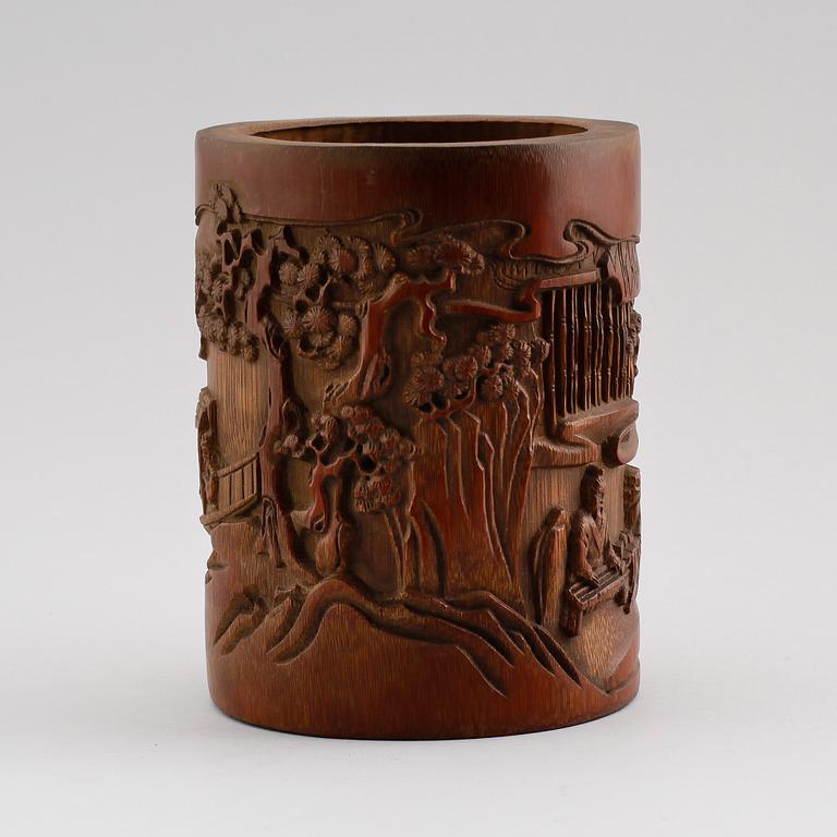 PENSELVAS, bambu, Kina, 1900-/2000-tal.