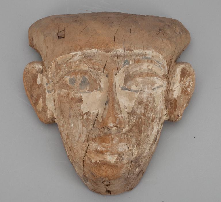 MASK, skuret trä, Egypten.