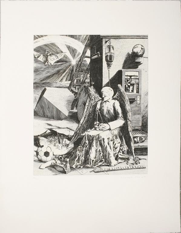 LITOGRAFISKA BLAD, 3 st, L G Lundberg, Richard Årlin samt Per Svensson.