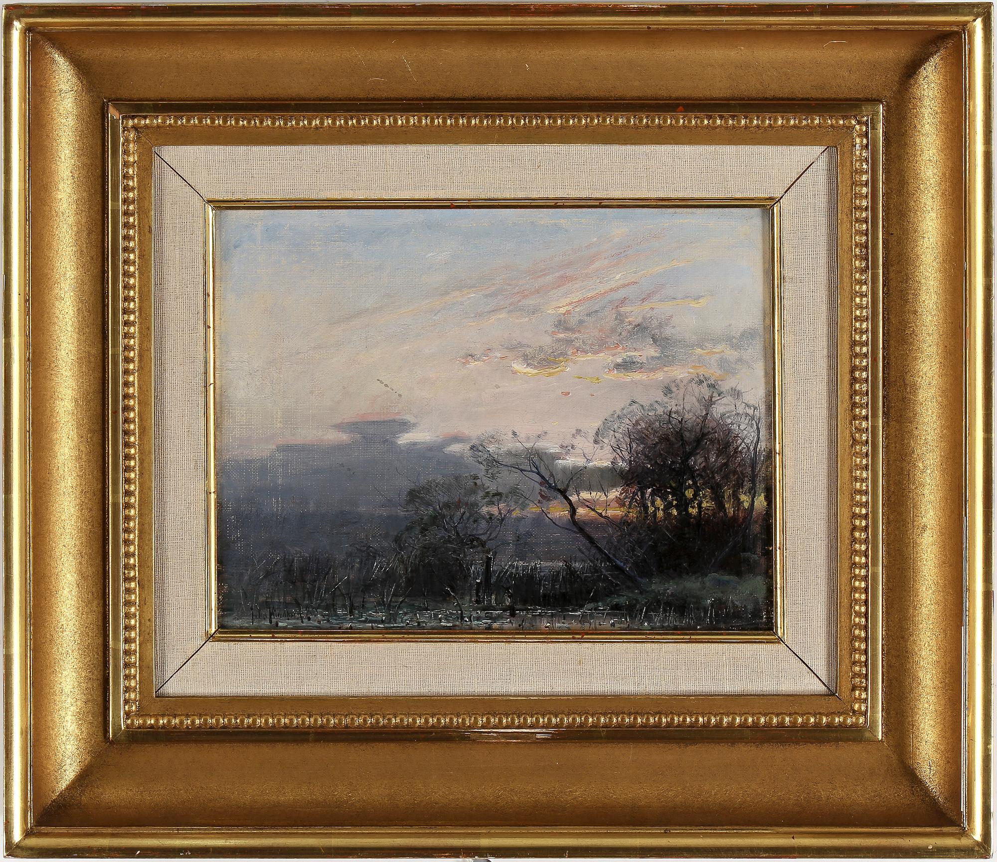 JOHAN KINDBORG, oljemålning på duk. Signerad.