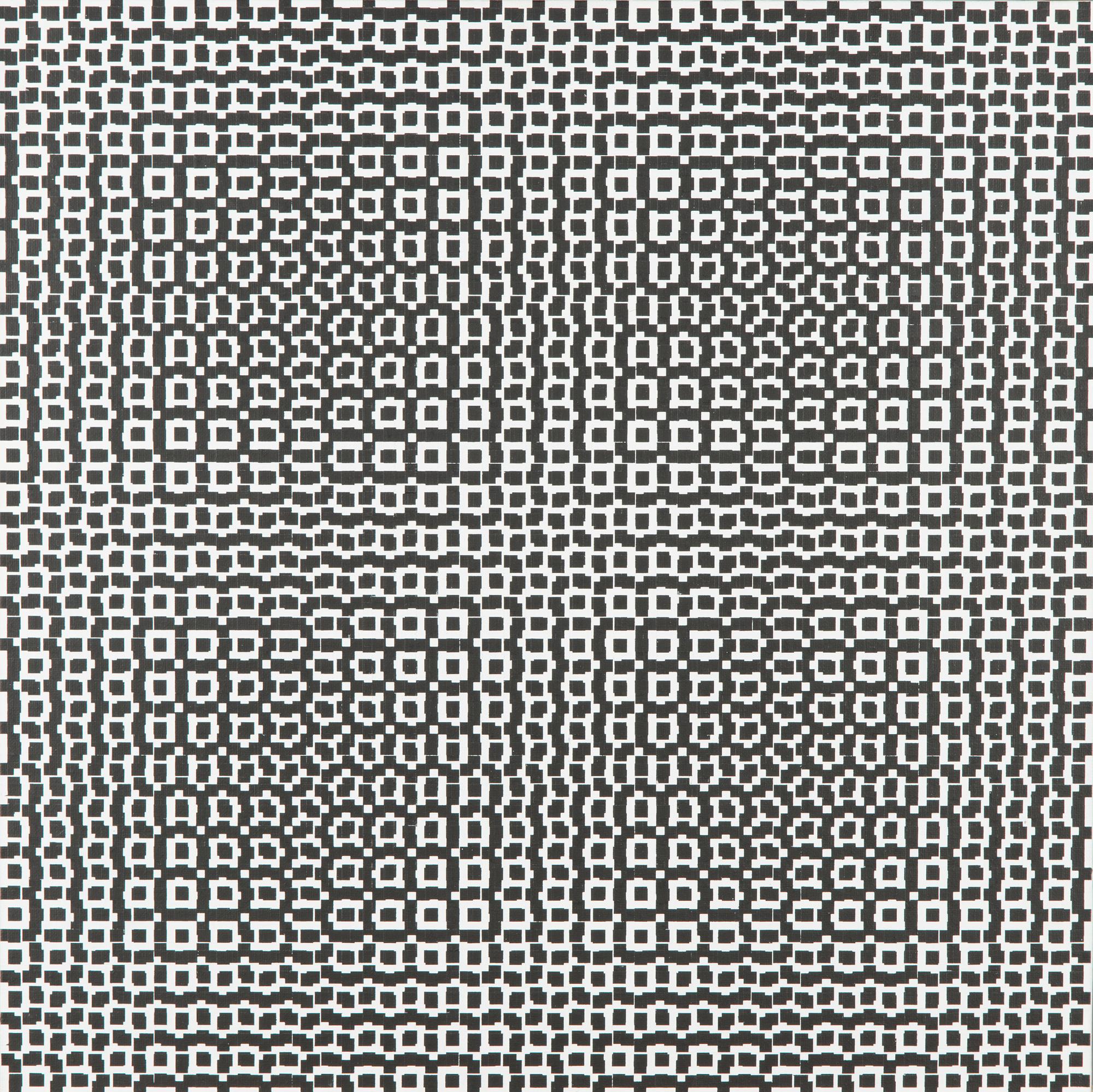 Matti Kujasalo, akryl på duk lagd på pannå, signerad och daterad 17.8.2001 a tergo.