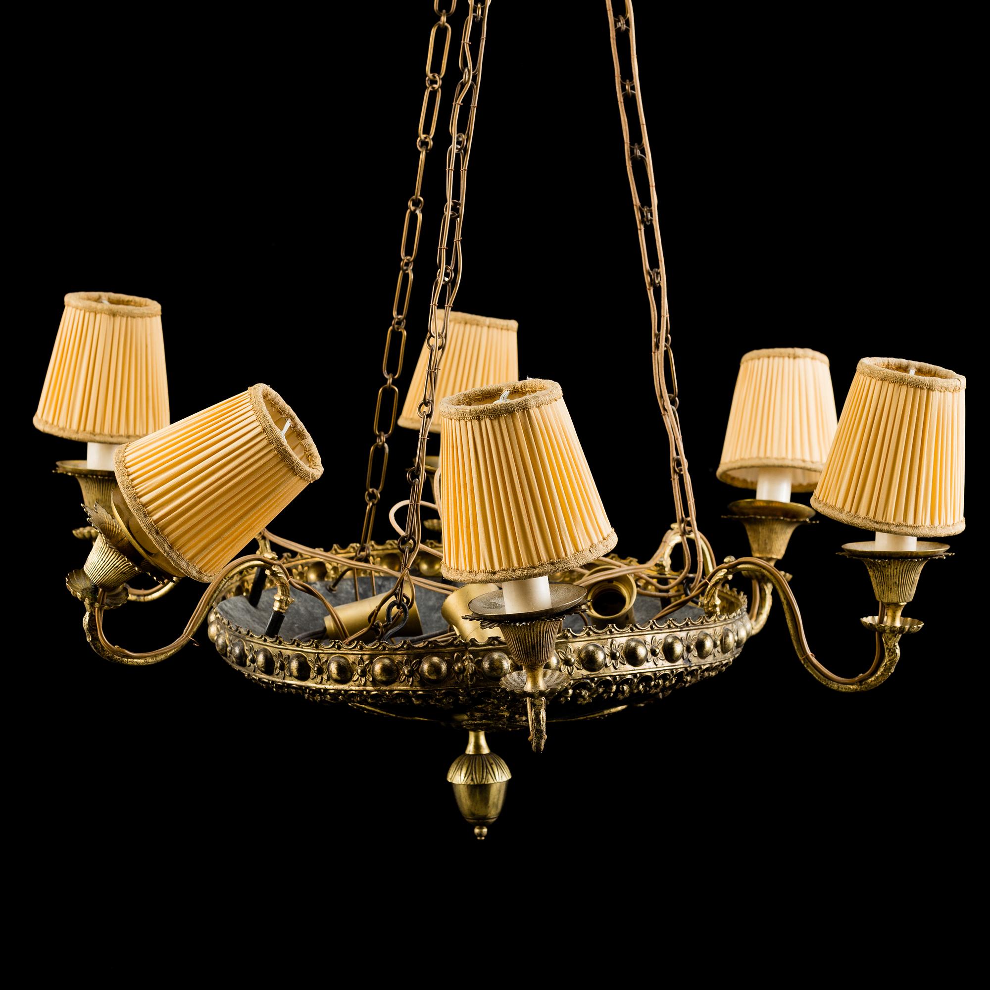 CEILING LAMP, Empire, first half of the 19th century.