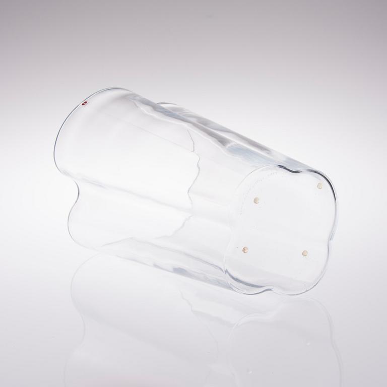 ALVAR AALTO, VAS, glas, märkt Alvar Aalto Iittala 2007.