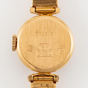 Tressa, wristwatch, 18K gold, 17 mm.