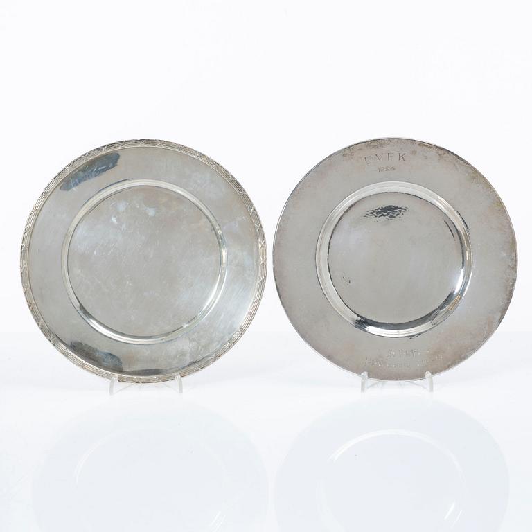 Dishes, 6 pcs, silver, Sweden, first half of the 20th century.