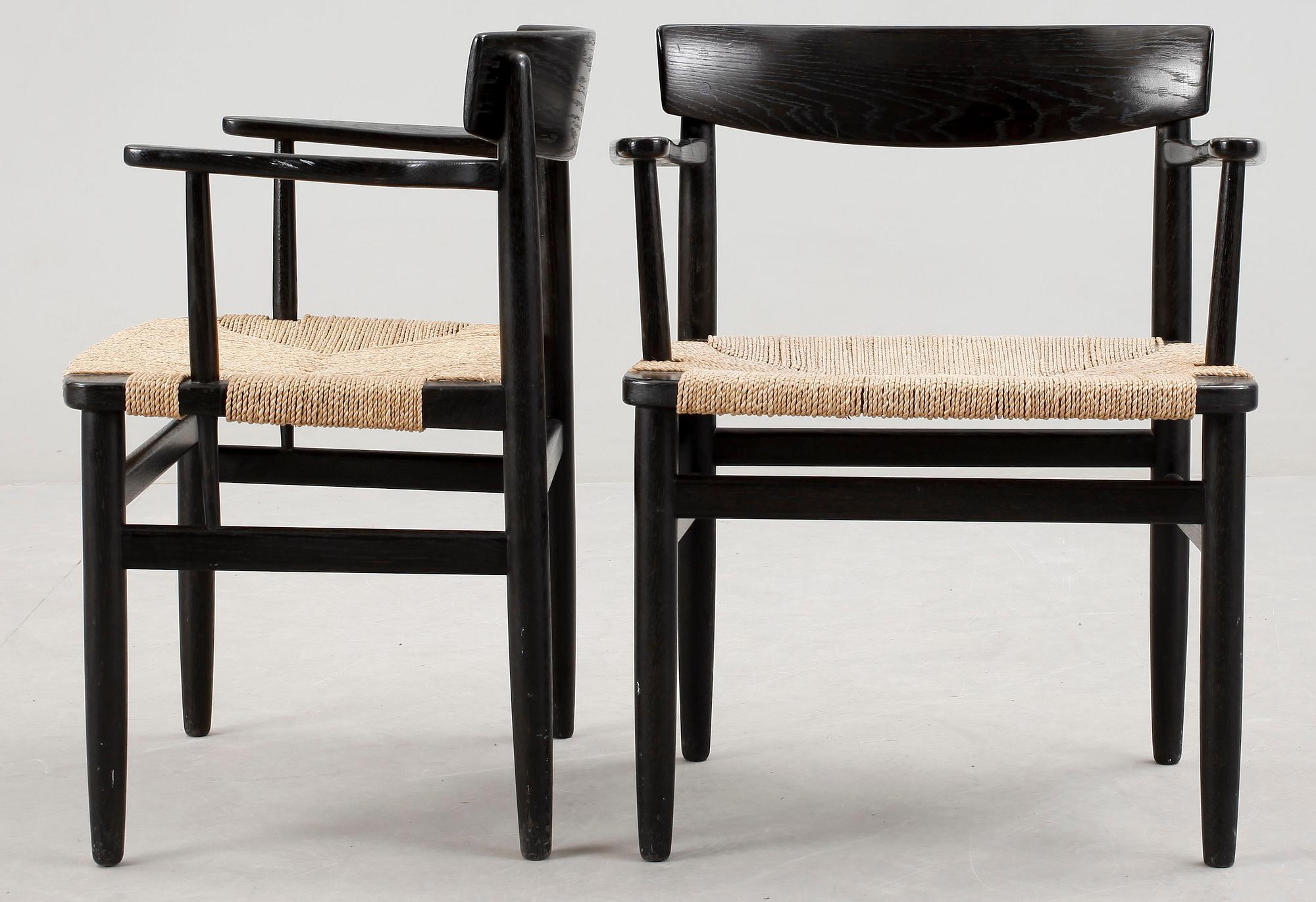 KARMSTOLAR, ett par, "Öresund", Börge Mogensen, Karl Andersson & Söner.