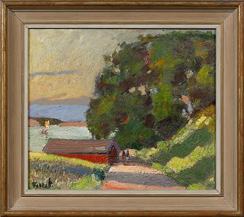 FOLKE PERSSON, olja på duk, signerad.