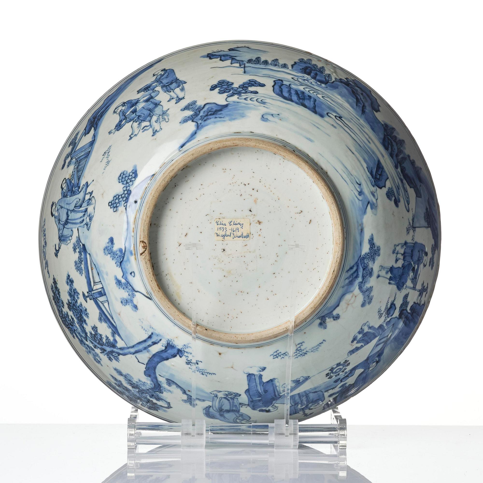 Praktskål, porslin. Mingdynastin, Chongzhen (1627–1644).