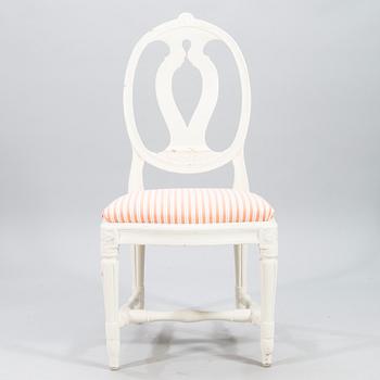 A Gustavian chair by master Melchior Lundberg (Master 1775-1812), Stockholm.