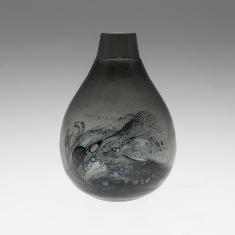 EVA ENGLUND, an 'Eldlek' glass vase from Pukeberg, unsigned.