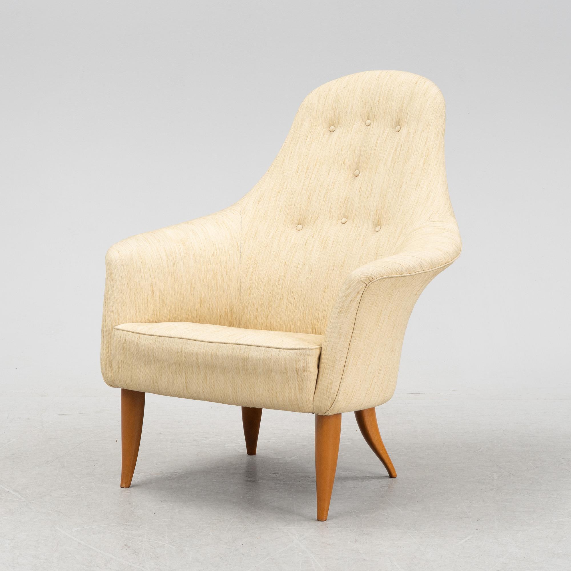 A 'Stor-Adam' easy chair by Kerstin Hörlin-Holmquist for Nordiska Kompaniet.