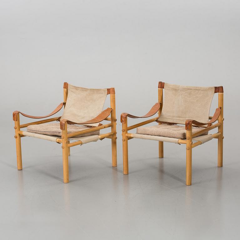 ARNE NORELL, A PAIR OF ARMCHAIRS "SIROCCO" FROM THE SECOND HALF OF 20TH CENTURY.