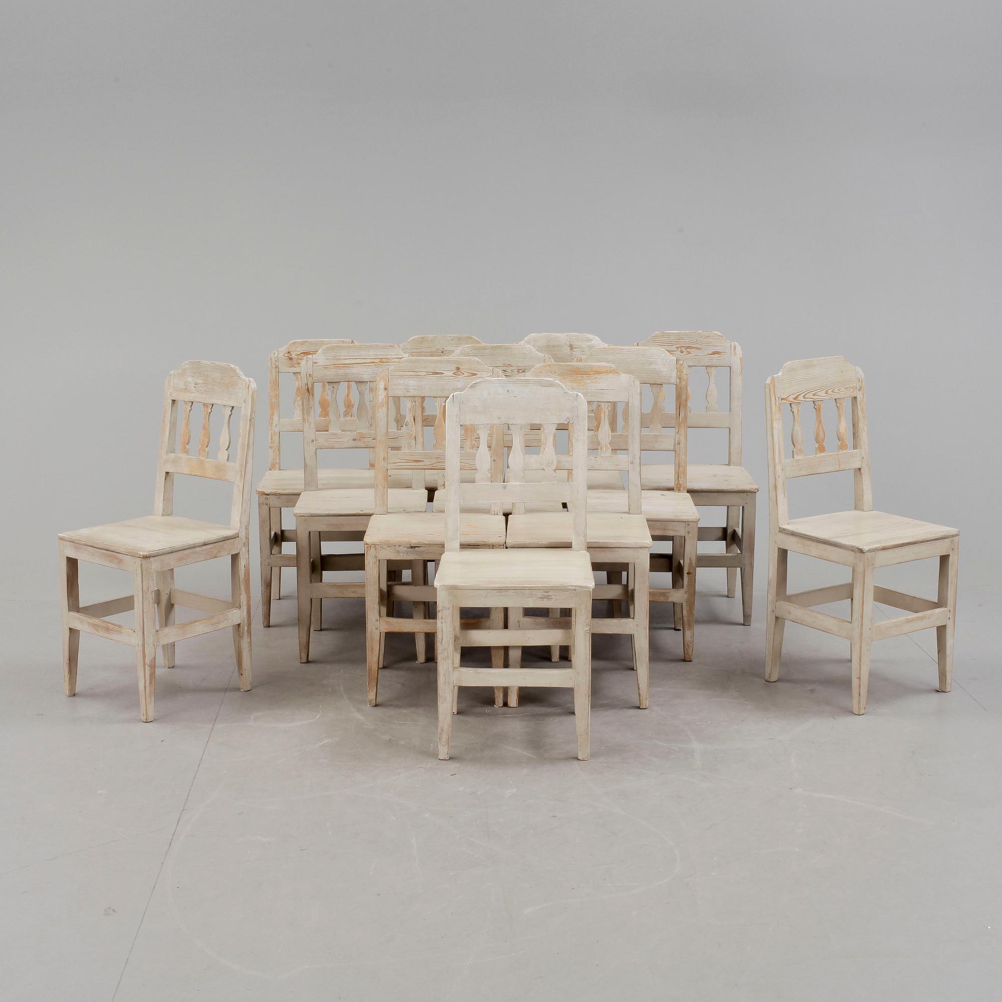 STOLAR, 12 st, allmoge, omkring 1900.