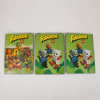 A set of 5 Lego store displays "Fabuland", 1970/80s.