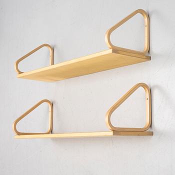 Alvar Aalto, a pair of model '112B' birch book shelves, Artek, Finland.