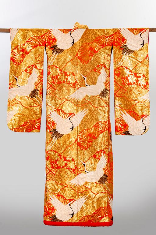 A 20th century Japanese wedding kimono.