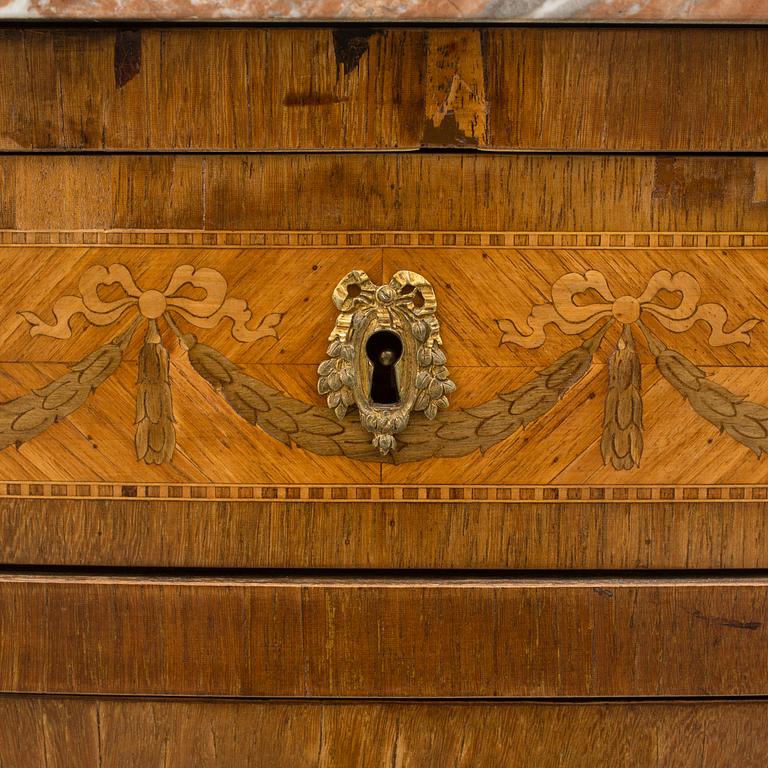 CUPBOARD, Louis XVI-style, France, late 19th century.