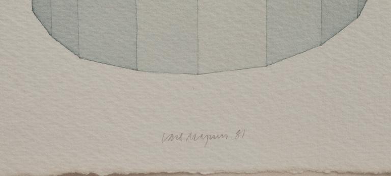 CARL MAGNUS, akvarell, signerad och daterad -81.