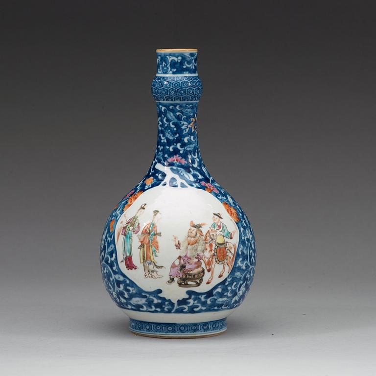 A famille rose vase, Qing dynasty, Qianlong (1736-95).