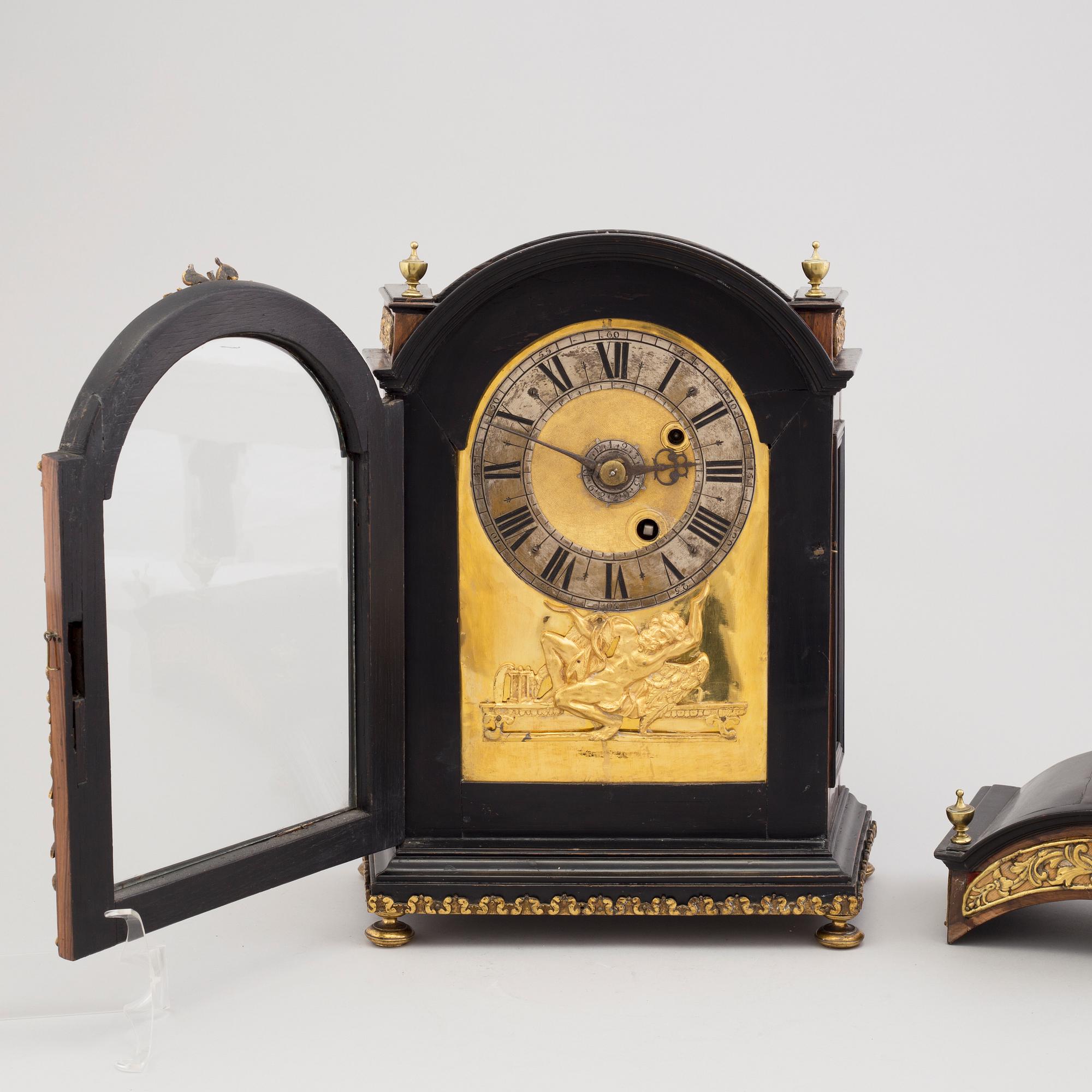 A late Baroque 18th century mantel clock.