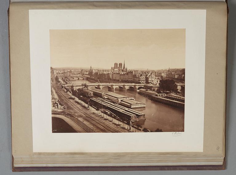 The pictorial travel journey (scrapbook) of Roger Björnstjerna's (1827-1910) Grand tour in Europe 1857-1859.