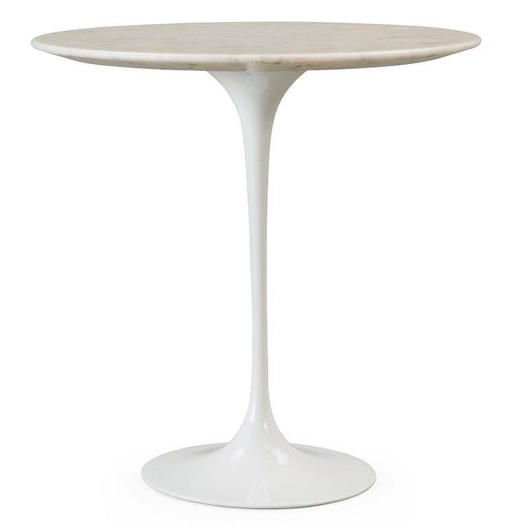 An Eero Saarinen 'Tulip' marble top table, Knoll International, USA.