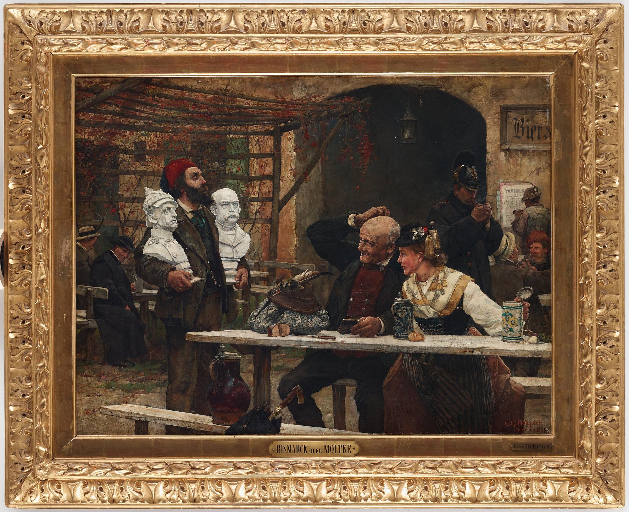 Carl Gustaf Hellqvist, "Bismarck oder Moltke".