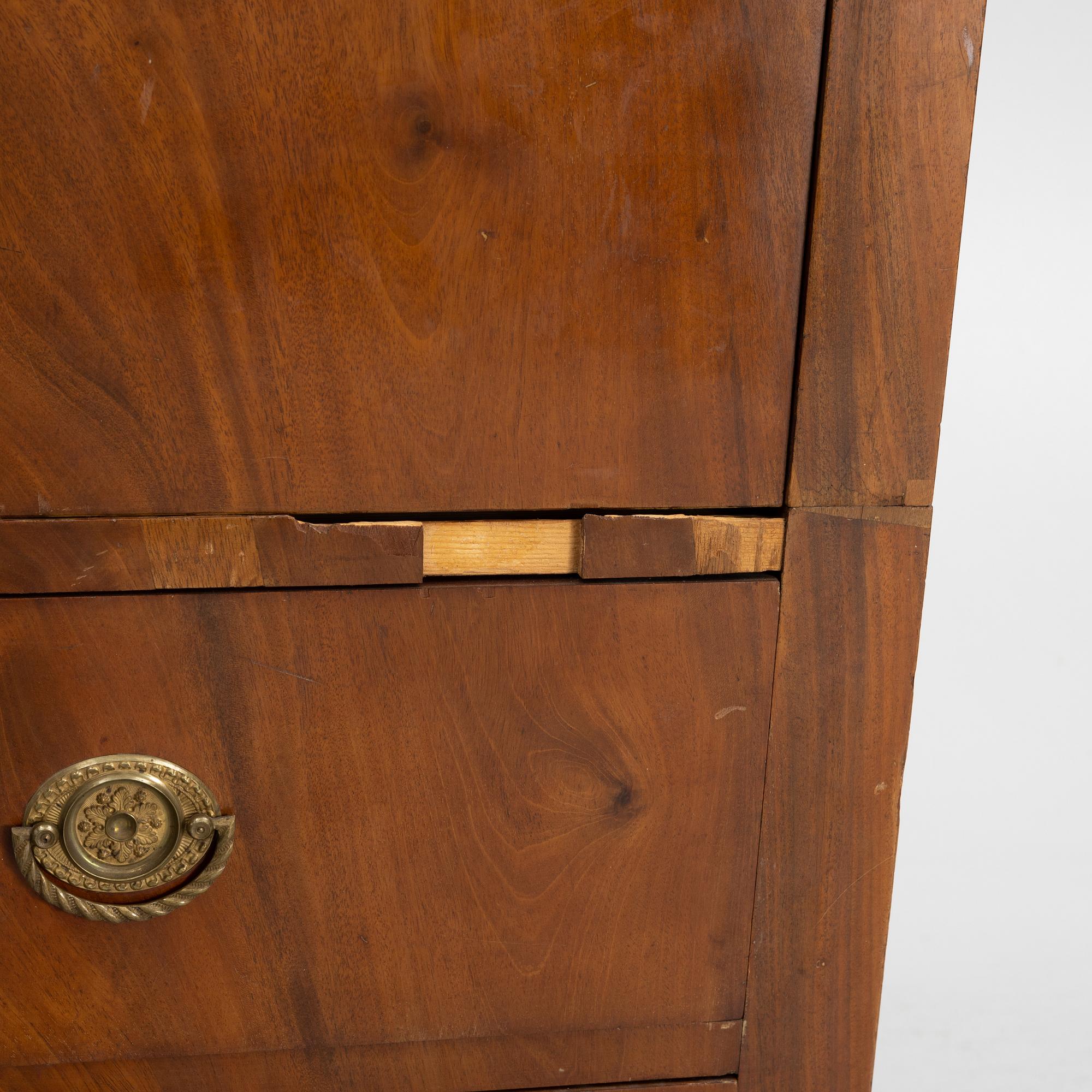 A Swedish Empire secretaire by J. Öman, master 1815-1833.