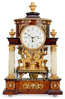 643. An Austrian early 19th century mantel clock.
