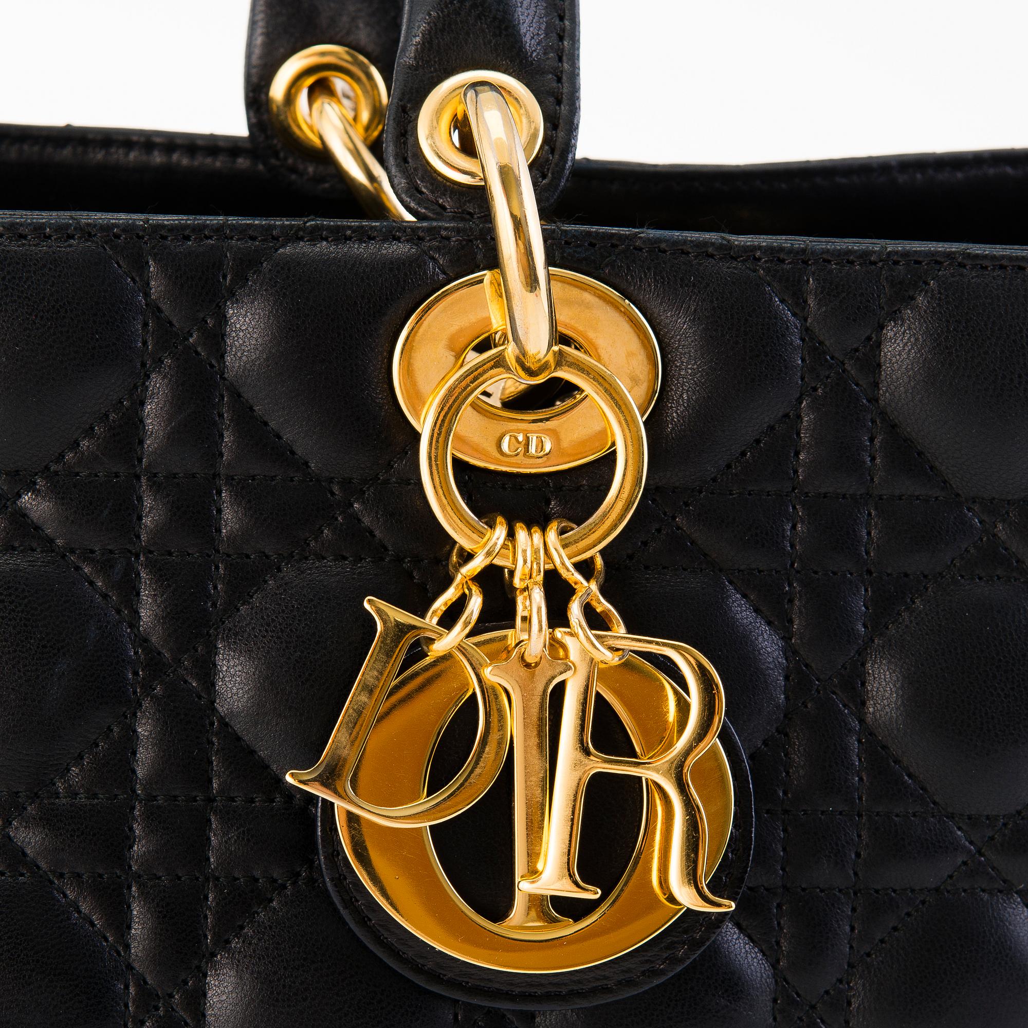 CHRISTIAN DIOR, "Lady Dior", VÄSKA.