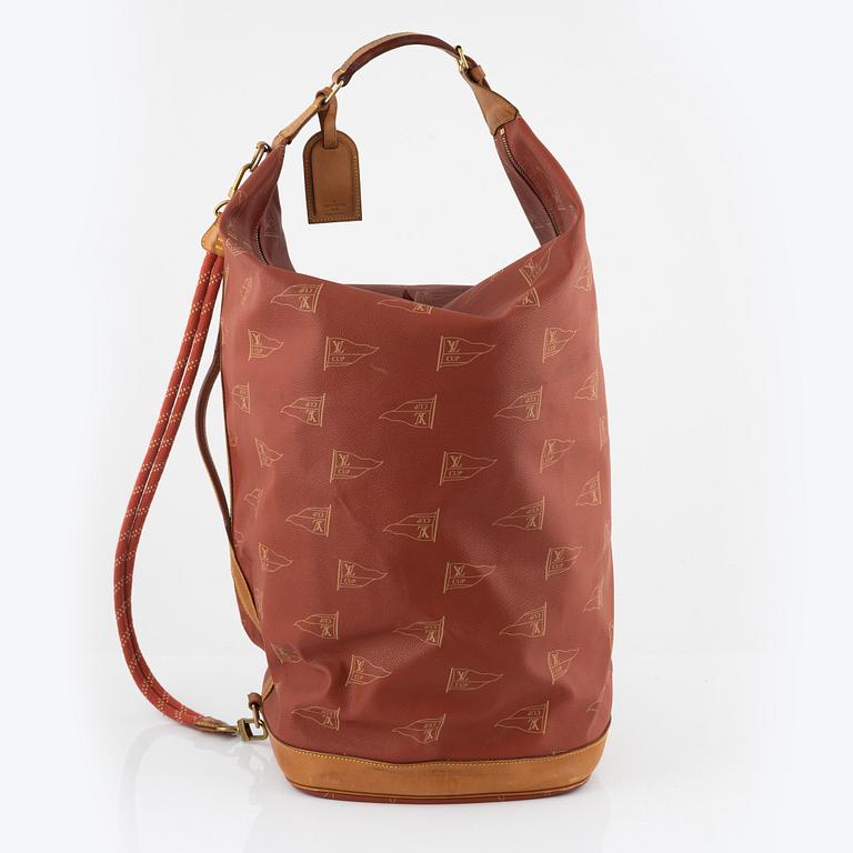 Louis Vuitton, weekend bag, "LV America's Cup Garment Duffel Bag," limited edition 1994.