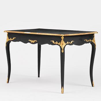 A Swedish rococo desk by C. W. Hein (master in Stockholm 1755-83).
