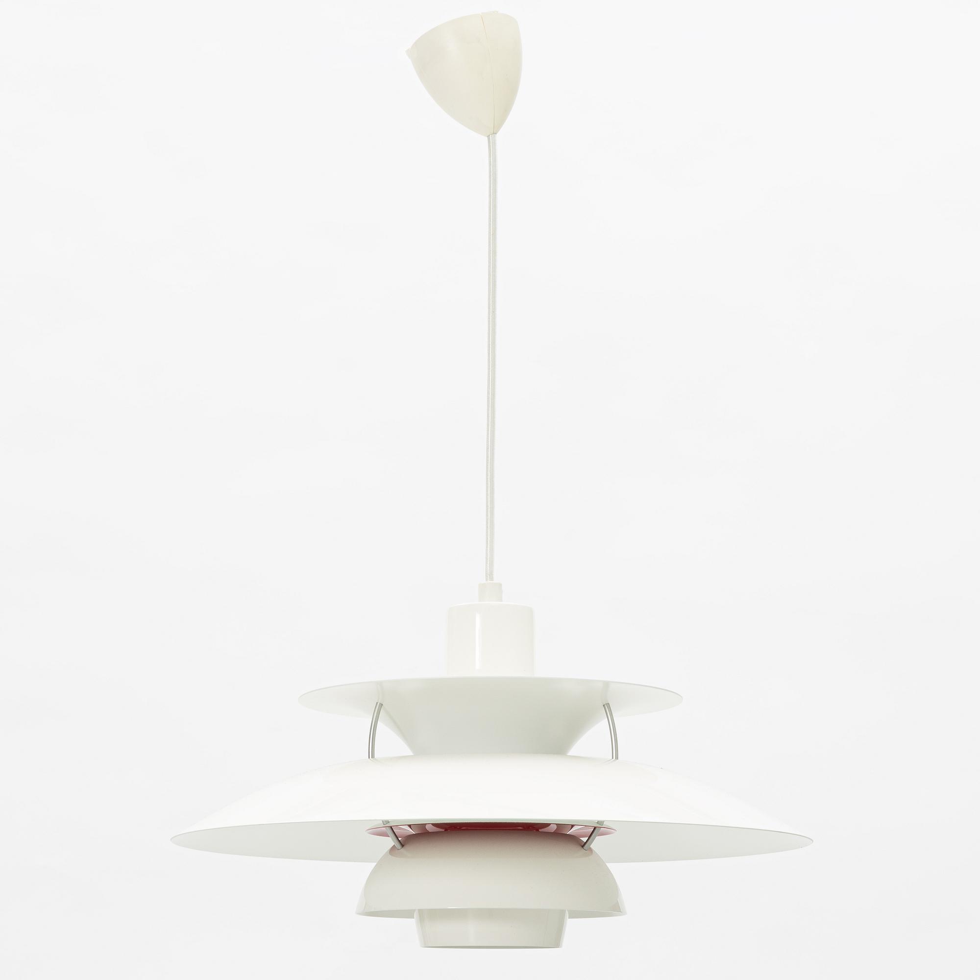 Poul Henningsen, taklampa, "PH5", Louis Poulsen, Danmark.