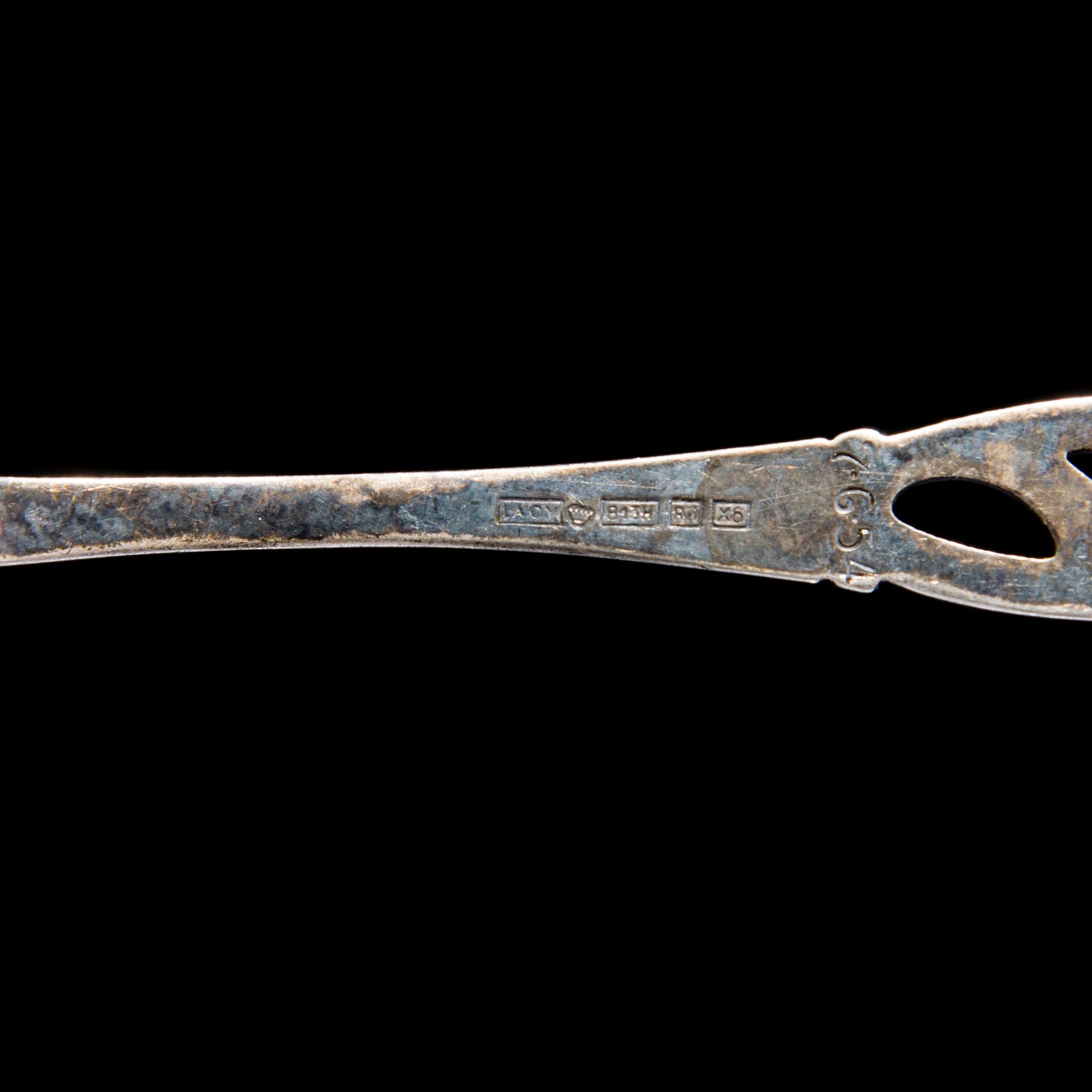 BESTICKSDELAR, 20 st, silver, Helsingfors och Riihimäki, 1949-1975. Totalvikt 390 g.