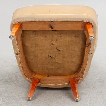 Carl Malmsten, armchair, Samsas, second half of the 20th century.