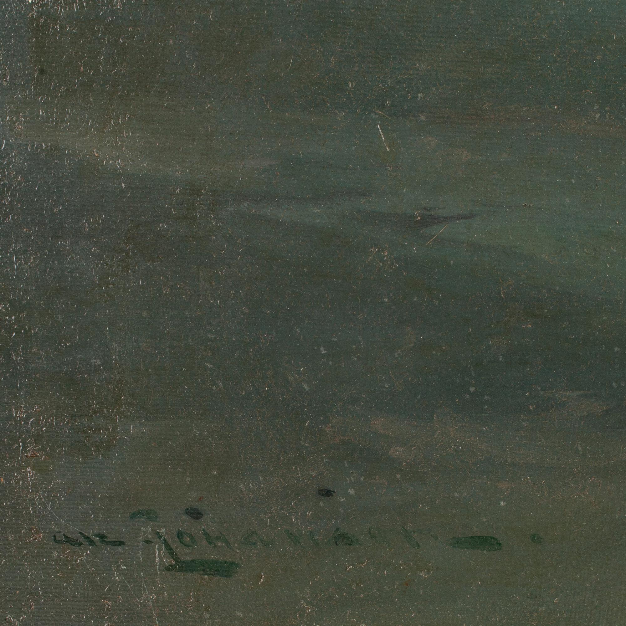 YO JOHANSSON, olja på duk, sign.