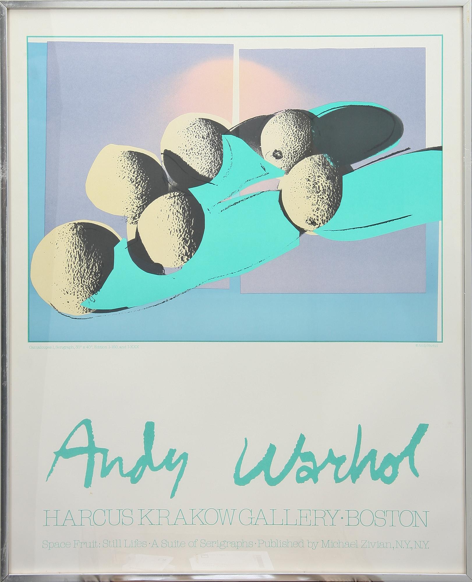 ANDY WARHOL, efter, affischer, 2 st.
