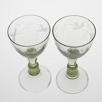DRICKSGLAS, 12 st, 1900-talets mitt.