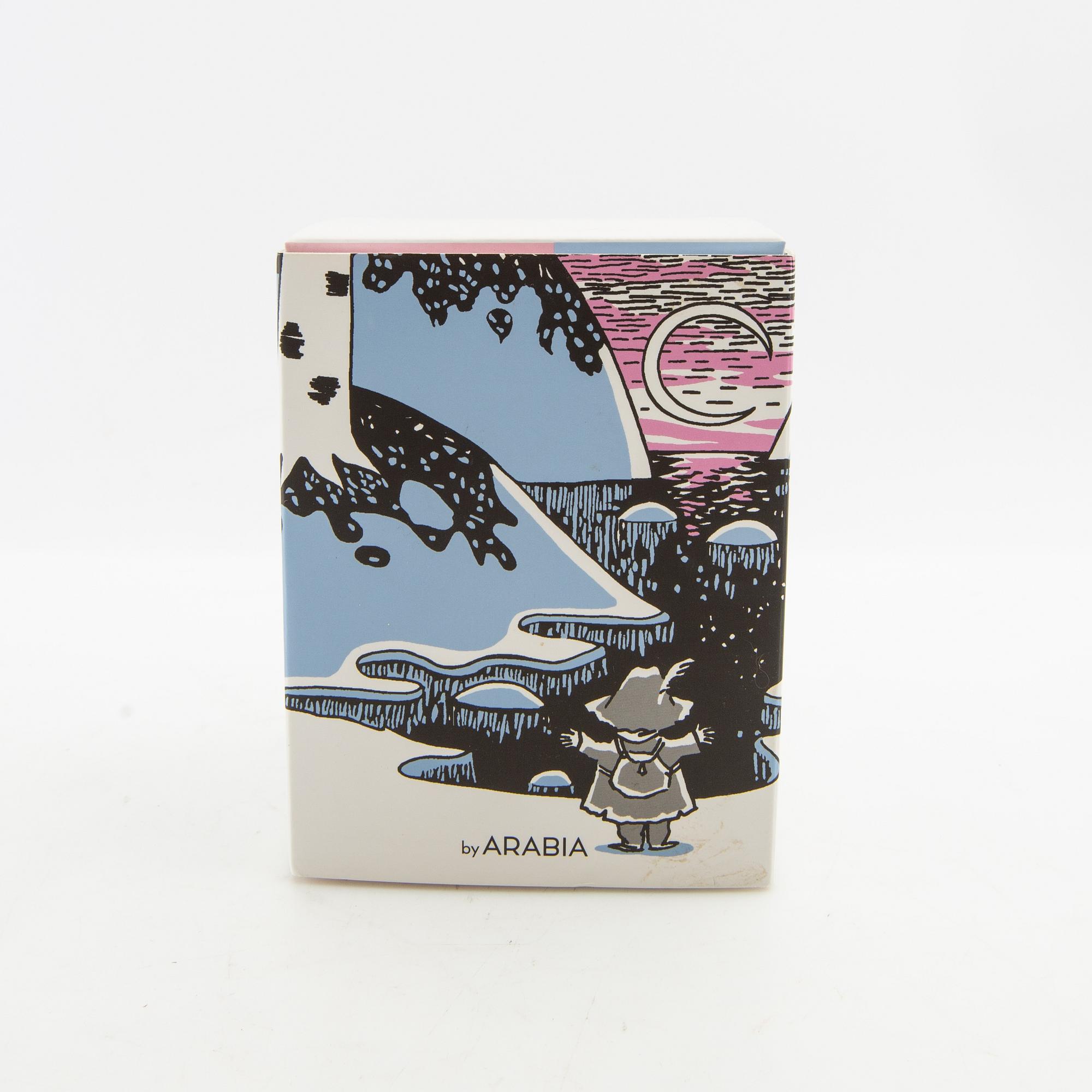 Mugs 8 pcs and 1 plate Moomin characters/ Mumin Arabia Finland.